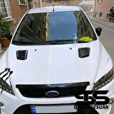 Ford Focus 2- 2.5-3 Uyumlu Piano Black Kaput Üstü Havalandırma Izgarası