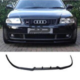 Audi A4 B5 1995-2001 Cupra R Uyumlu Ön Lip Mat Siyah Ön Tampon Lip