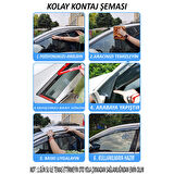 Cam Rüzgarlığı Renault Megane 2009-2016 Mügen Tip Piano Black
