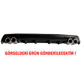 Opel Astra J Difüzör Arka Tampon Eki 4 Egzoz Çıkışlı Siyah Lüx Tip