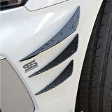 Her Araca Uyumlu Ithal Piano Black 6'lı Kanatlı Tampon Bıçağı