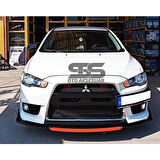 Mitsubishi Lancer 2008-2013 Uyumlu Batman Yarasa Ayna Kapağı Piano Black Abs Plastik