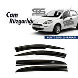 Cam Rüzgarlığı Fiat PUNTO 2010–2017 Arası Mügen Tip Piano Black