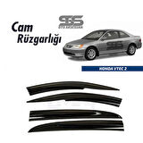 Cam Rüzgarlığı HONDA V-TEC 2 2001-2006 Arası Mügen Tip Piano Black