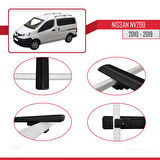 Nissan NV200 (M20) 2010-2019 Arası ile Uyumlu BASIC Model Ara Atkı Tavan Barı Siyah 2 Adet