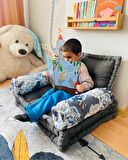 Palet Minderi Yer Minderi Çocuk Mnderi Balkon Mindri El Yapımı Minder Siyah Minder
