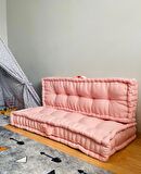 Palet Minderi Yer Minderi Çocuk Minderi Balkon Minderi El Yapımı Minder Pembe Minder