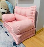 Palet Minderi Yer Minderi Çocuk Minderi Balkon Minderi El Yapımı Minder Pembe Minder
