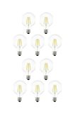 Beyaz Led Rustik Dekoratif Ampul Vintage Aydınlatma 4w 10lu Paket 6500k