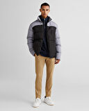 GANT Erkek Siyah Dik Yaka Logolu Mont