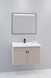 Avien 80 Cm Banyo Dolabı Lvn Led Aynalı - Boy Dolap Hariç