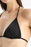 DeFacto Regular Fit Üçgen Bikini Üstü-Fall in Love T3666AZ25SMBK81
