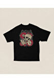 Metallica Rock Müzik Grubu Baskılı Unisex Oversize Tişört