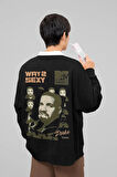 Way 2 Sexy Drake Baskılı Unisex Oversize Vintage Rapper Sweatshirt
