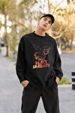 Black Sabbath Baskılı Unisex Oversize Müzik Grubu Sweatshirt