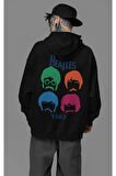 The Beatles 1967 Baskılı Unisex Oversize Müzik Grubu Hoodie