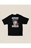 Already Broken Yazılı Tommy Shelby Baskılı Unisex Oversize Peaky Blinders Tişört