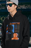 The Weeknd 103.5 Dawn Fm Baskılı Unisex Oversize Rapper Hoodie