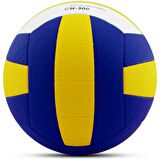 Voleybol Topu Soft Touch Yapıştırma Yumuşak Yüzey 18 Panel 5 Numara Mavi