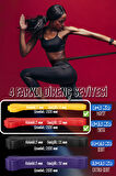 2li SET 5+15 KG Direnç Bandı Seti Kas Geliştirme Lastiği Fitness Pilates Cross Training Bant 