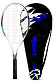 4lü SET Deluxe 27 İnç 2 Tenis Raketi Seti 2 Top Çantalı Yetişkin Tennis Racket L2 Grip 68 cm 527