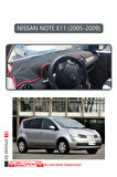 Nissan Note E11 2005-2009 Torpido Koruma  Halısı -  Gri Kenar