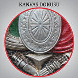 Osmanlı Tuğrası Dekoratif Kanvas Tablo-5803