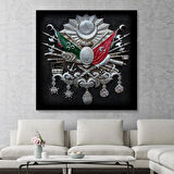 Osmanlı Tuğrası Dekoratif Kanvas Tablo-5803