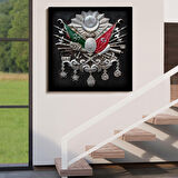 Osmanlı Tuğrası Dekoratif Kanvas Tablo-5803