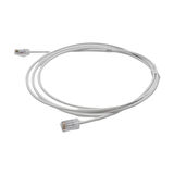 PATCH CORD  UTP CAT6 2 MT SLIM WHITE  (08F007)