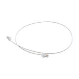 PATCH CORD  UTP CAT6 1 MT SLIM WHITE  (08F003)