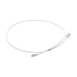 PATCH CORD  UTP CAT6 1 MT SLIM WHITE  (08F003)