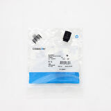 KEYSTONE JACK UTP CAT6 180 D BLACK 1375055-2 (10'LU PAKET )