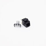 KEYSTONE JACK UTP CAT6 180 D BLACK 1375055-2 (10'LU PAKET )