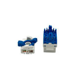 KEYSTONE JACK UTP CAT6 180 D ÇEVİRMELİ (10'LU PAKET)