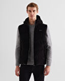 GANT Erkek Siyah Kapüşonlu Yelek