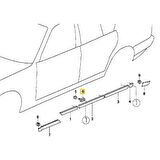 BMW E34 KAPI ÇITA KLİPSİ 10 ADET OEM NO 51131946258