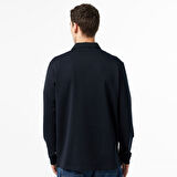 Nautica Erkek Siyah Uzun Kollu Polo Yaka T-Shirt