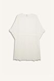 DeFacto V Yaka Baskılı Beyaz Kimono-Fall in Love B8161AX24SMWT16