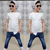 MODAVALS FERMUAR DETAYLI 3 PARÇA ERKEK ÇOCUK KOT TAKIM