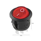 16mm On-Off Power Yuvarlak Switch Anahtar 3 Pin