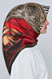 Armine Nostalji Serisi Twill İpek Eşarp 7473D-25