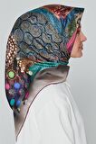 Armine Nostalji Twill İpek Eşarp 18Ya7639 11