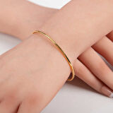  Gümüş Gold Ajda Kadın Bilezik 6.8  cm
