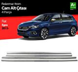 Paspasgarajı Fiat Egea Cross Krom Cam Çıtası 4 Prç. 2020 Üzeri