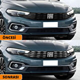 S-Dizayn Fiat Egea SD / HB Krom Ön Panjur Diamond Model 8 Prç 2020 Üzeri A+ Kalite