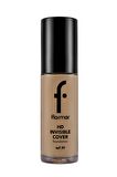 Flormar Invisible Cover HD Hafif Yapılı & Yarı Parlak Bitişli SPF30 Fondöten