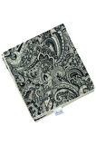 Ebruli Pamuklu Etnik Desenli Soft Eşarp – 90x90 cm