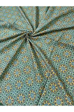 Ebruli Pamuklu Etnik Desenli Soft Eşarp – 90x90 cm