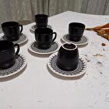 6'lı Türk Kahvesi Fincan Takımı